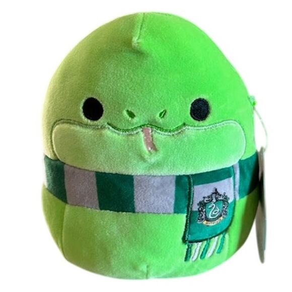 2023 Squishmallows Harry Potter Slytherin Snake Plush 7” NWT  Wizarding World - Picture 1 of 7